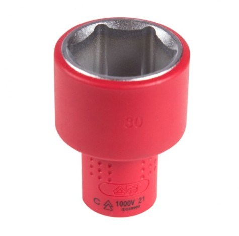 Головка торцевая диэлектрическая KING TONY 6-гранная 1/2", 30 мм [4335VE30M]