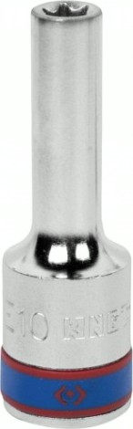Головка торцевая Е-Стандарт KING TONY 427510M torx 1/2", e10, l=77 мм