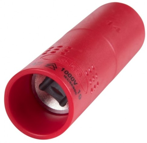 Головка торцевая глубокая диэлектрическая KING TONY 6-гранная 3/8", 14 мм [3235VE14M]