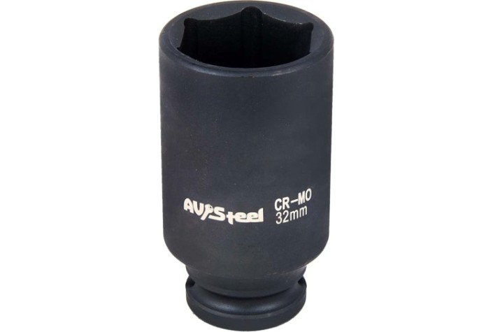 Головка торцевая ударная глубокая 6-ти гранная AV Steel AV-720132 1/2", 32 мм Головка торцевая ударная глубокая 6-ти гранная AV Steel AV-720132 1/2", 32 мм