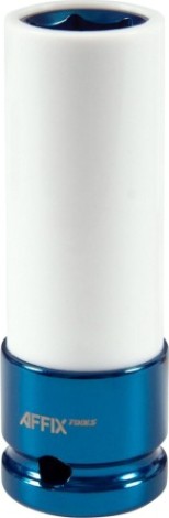 Головка торцевая ударная глубокая Affix 1/2" 17 мм, тонкостенная, пластик. защита [AF00645117]
