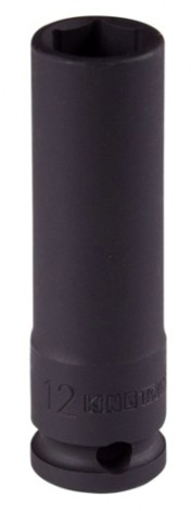Головка торцевая ударная глубокая KING TONY 6-гранная 3/8", 12 мм [343512M]