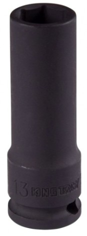 Головка торцевая ударная глубокая KING TONY 6-гранная 3/8", 13 мм [343513M]