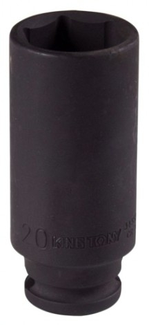 Головка торцевая ударная глубокая KING TONY 6-гранная 3/8", 20 мм [343520M]