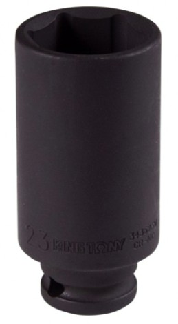 Головка торцевая ударная глубокая KING TONY 6-гранная 3/8", 23 мм [343523M]