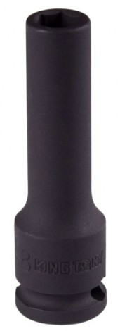 Головка торцевая ударная глубокая KING TONY 6-гранная 3/8", 8 мм [343508M]