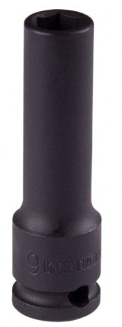 Головка торцевая ударная глубокая KING TONY 6-гранная 3/8", 9 мм [343509M]