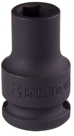 Головка торцевая ударная KING TONY 6-гранная 3/8", 8 мм [353508M]