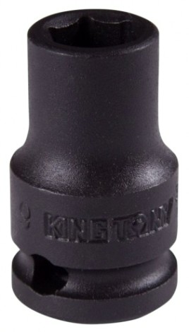 Головка торцевая ударная KING TONY 6-гранная 3/8", 9 мм [353509M]