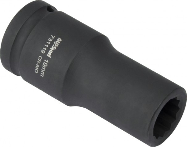 Головка ударная 12-ти гранная 3/4 AV Steel AV-731119 удлиненная 19мм Головка ударная 12-ти гранная 3/4 AV Steel AV-731119 удлиненная 19мм