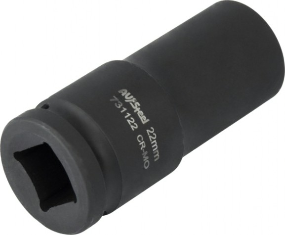 Головка ударная 12-ти гранная 3/4 AV Steel AV-731122 удлиненная 22мм Головка ударная 12-ти гранная 3/4 AV Steel AV-731122 удлиненная 22мм