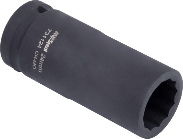 Головка ударная 12-ти гранная 3/4 AV Steel AV-731124 удлиненная 24мм