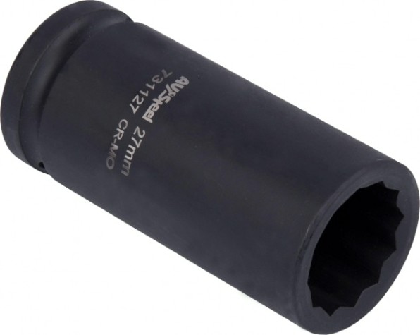 Головка ударная 12-ти гранная 3/4 AV Steel AV-731127 удлиненная 27мм