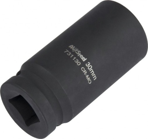Головка ударная 12-ти гранная 3/4 AV Steel AV-731130 удлиненная 30мм