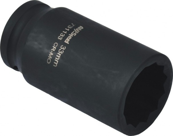 Головка ударная 12-ти гранная 3/4 AV Steel AV-731133 удлиненная 33мм