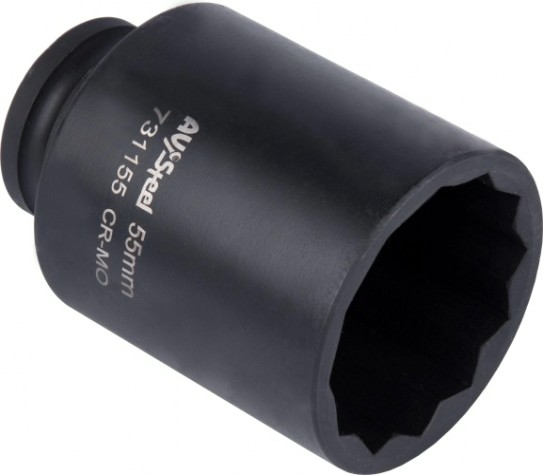 Головка ударная 12-ти гранная 3/4 AV Steel AV-731155 удлиненная 55мм