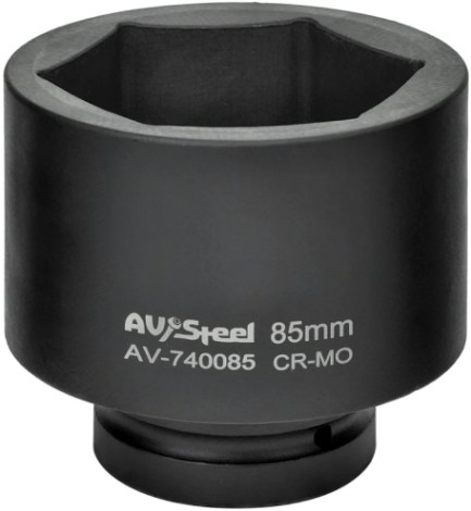 Головка ударная торцевая 6-гранная AV Steel AV-740085 1" 85 мм Головка ударная торцевая 6-гранная AV Steel AV-740085 1" 85 мм