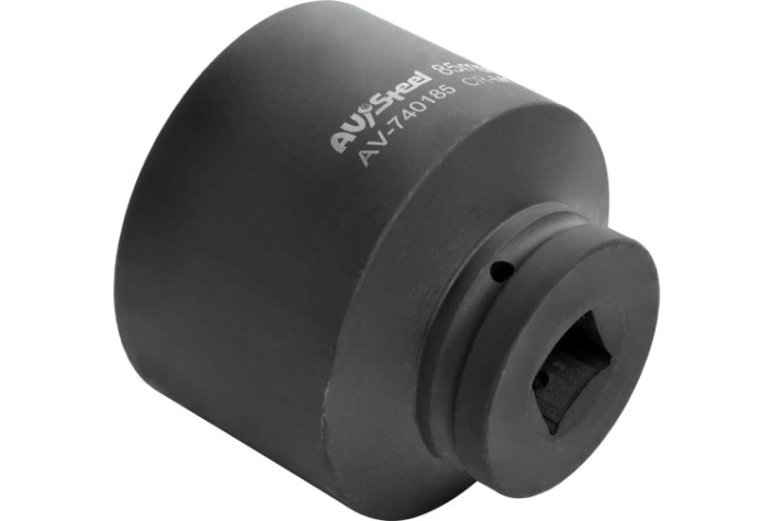 Головка ударная торцевая глубокая 6-ти гранная AV Steel AV-740185 1", 85 мм