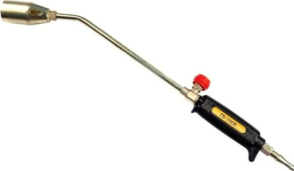 Горелка газовоздушная Кедр ГВ-100В кровельная (l-490 мм ø 35 мм вентиль) [8012031]