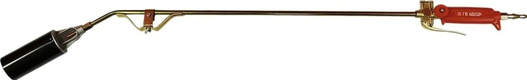 Горелка газовоздушная KRASS ГВ-111-Р для кровельных работ (ф 50 мм, L=950мм) рычажная [2117536]