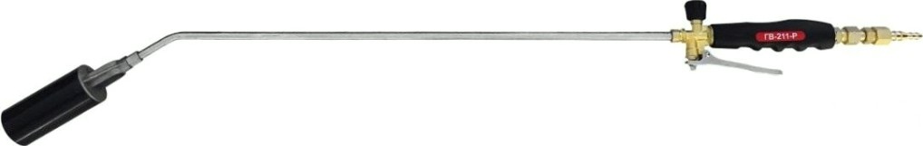 Горелка газовоздушная KRASS ГВ-211-Р противозакручиватель, рычажная [2630546]
