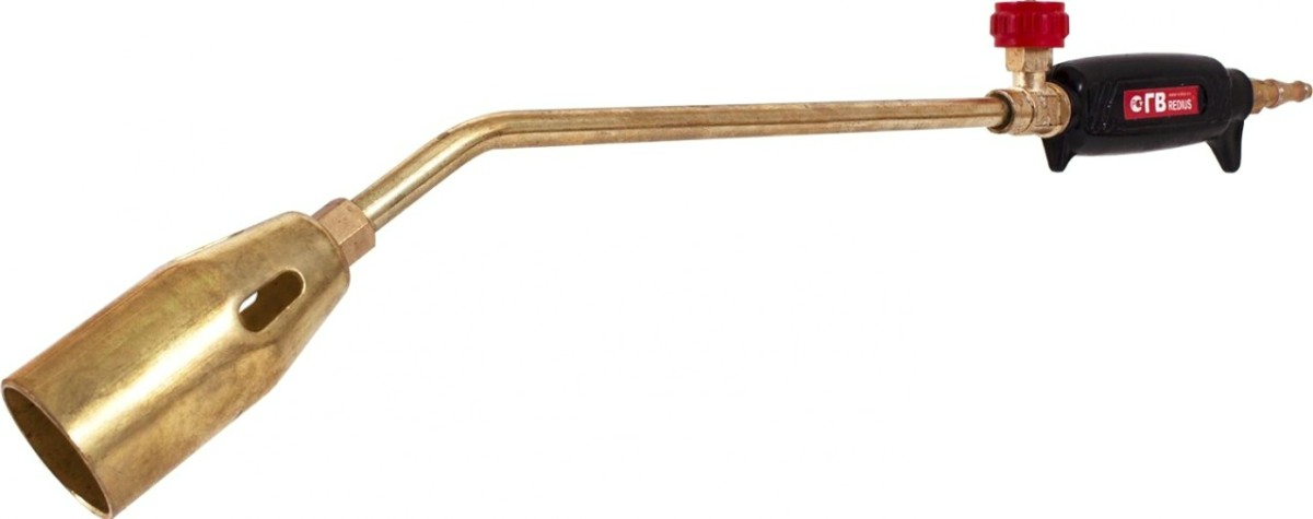 Горелка газовоздушная REDIUS ГВ-100 для кабельных работ (ф 35мм, L=490мм) вентильная [08101]