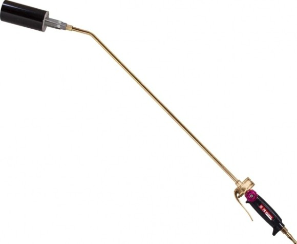 Горелка газовоздушная REDIUS ГВ-211-Р для кровельных работ (ф 50мм, L=900мм) рычажная [08208]