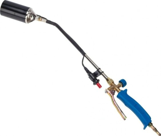 Горелка газовоздушная REXANT ГВ-600П кровельная 6 см/85 см с пьезоподжигом [11-0995]