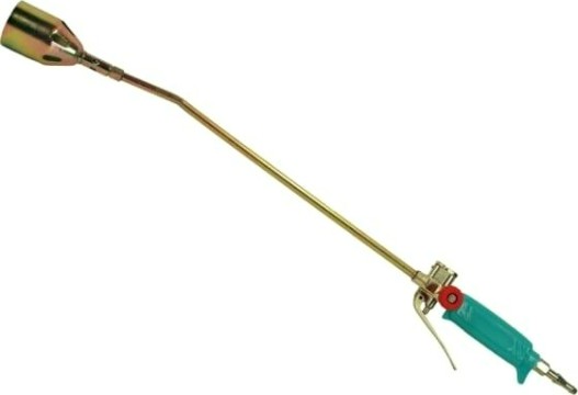 Горелка газовоздушная Sturm 5015-02-070 для кровельных работ, 70см, рычаг, латунный регуля Горелка газовоздушная Sturm 5015-02-070 для кровельных работ, 70см, рычаг, латунный регуля