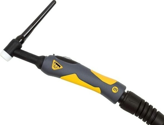 Горелка Кедр TIG-18 PRO 2 pin ultratig/alphatig, 35- 50, 1 кн., газ б/с, жидк. б/с, гол стд., 8 м [8011494-008]