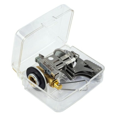 Горелка туристическая cкладная TurboJet TJ380-PB c пьезоподжигом и баллон, кейс