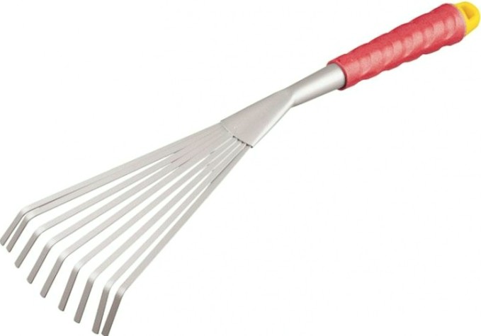 Грабельки GRINDA 8-421453 веерные с плоскими зубцами коннекторная система, 420 мм [8-421453_z01]