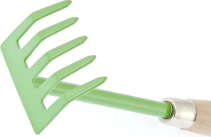 Грабли 5-ти зубые, 90*330 мм PALISAD стальные, деревянная рукоятка, CLASSIC [61755]