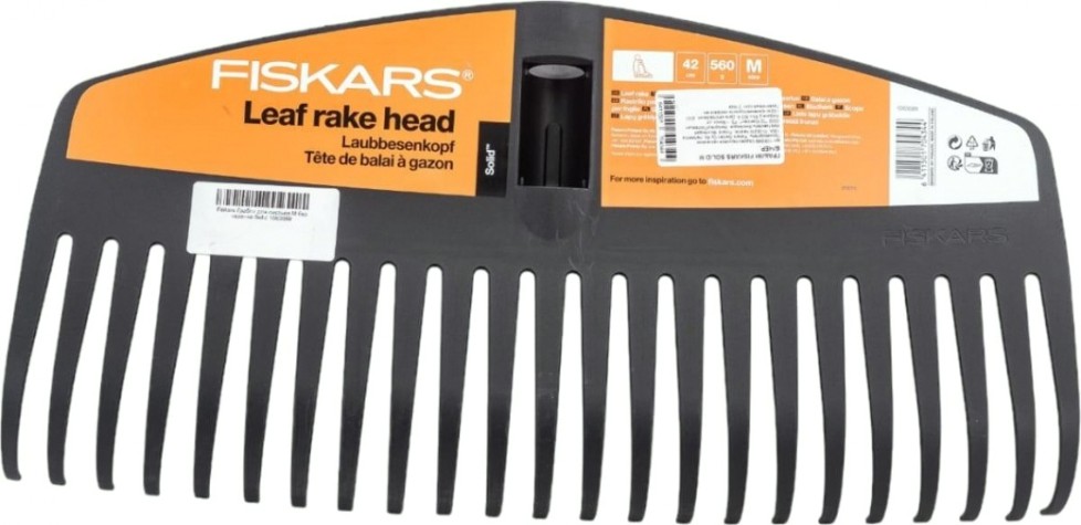 Грабли для листьев FISKARS Solid M без черенка [1063089]