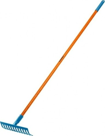 Грабли садовые GRINDA 39652 PROline PR-12S FIBER 12 прямых зубцов