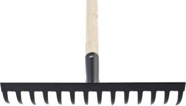 Грабли стальные СИБРТЕХ 14 зубьев прямые с черенком 61742 [61742]