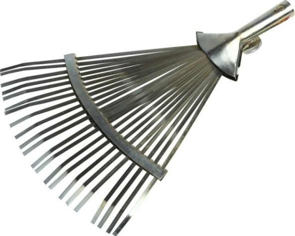 Грабли веерные GRINDA 8-421875 регулируемые, 22 плоских зубца [8-421875_z01]