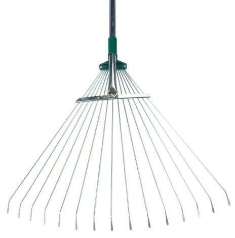 Грабли веерные RACO R743 с черенком, регулируемые 1240мм [4231-53/743]