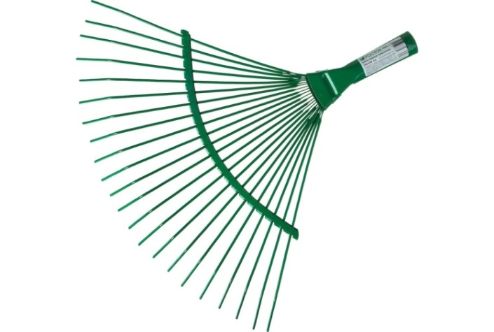 Грабли веерные РОСТОК 375x430 мм без черенка, проволочные [39620_z01]