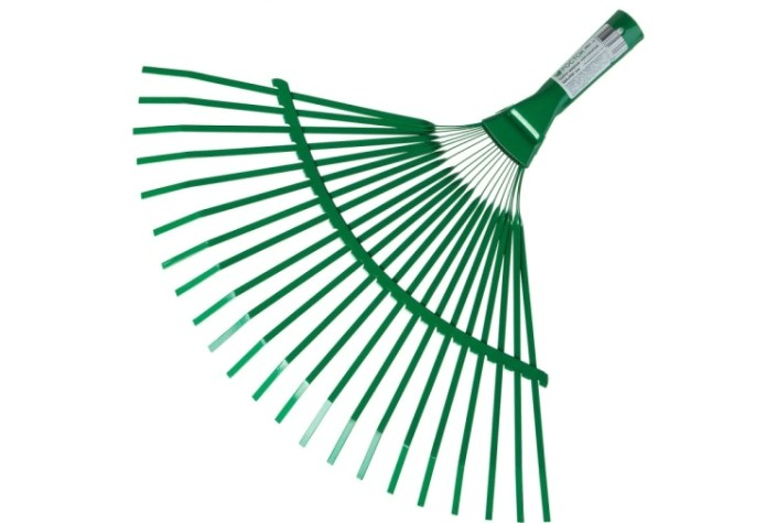 Грабли веерные РОСТОК 385x450 мм без черенка, пластинчатые [39621_z01]