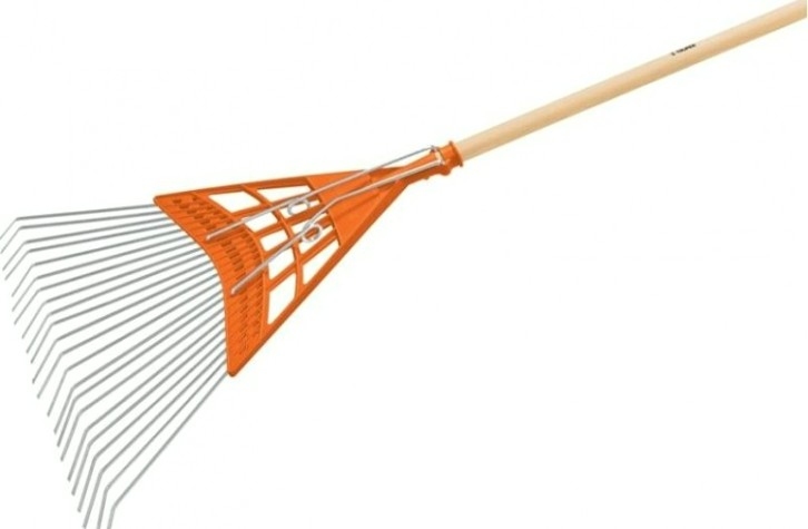 Грабли веерные TRUPER EMP-22 металлические с 22-ю лепестками [14332]