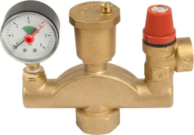 Группа безопасности UNIPUMP 1"-1/2" для систем отопления [90776]