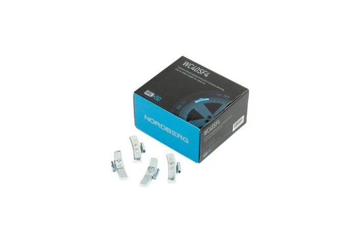 Грузики балансировочные NORDBERG WC40SF4 для стальных дисков Fe 40 г, 50 шт. [WC40SF4]