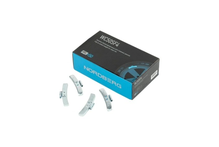 Грузики балансировочные NORDBERG WC50SF4 для стальных дисков Fe 50 г, 50 шт. [WC50SF4]