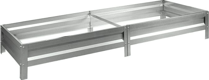 Грядка СОЮЗ ГО-05022 оцинкованная 0,5x2,0 м, высота 0,2м, толщина 0,4 м