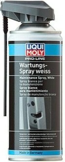 Грязеотталкивающая белая смазка LIQUI MOLY Pro-Line Wartungs-Spray weiss 0,4 л 7387 [7387]