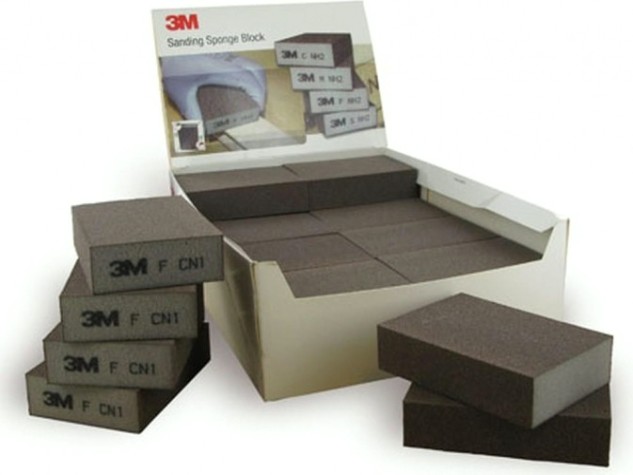 Губка четырехсторонняя 3M CRS мягкая, 96 мм х 66 мм х 25 мм, №63220 [7000032170]