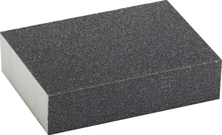 Губка шлифовальная ЗУБР ЭКСПЕРТ четырехсторонняя sic, р120, 100х68х26 мм [35612-120]