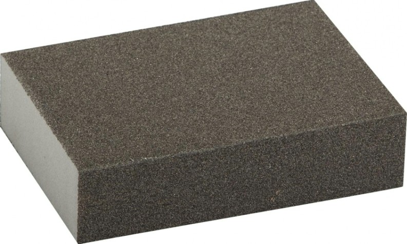 Губка шлифовальная ЗУБР Мастер четырехсторонняя р120, 100х68х26мм [35611-120]