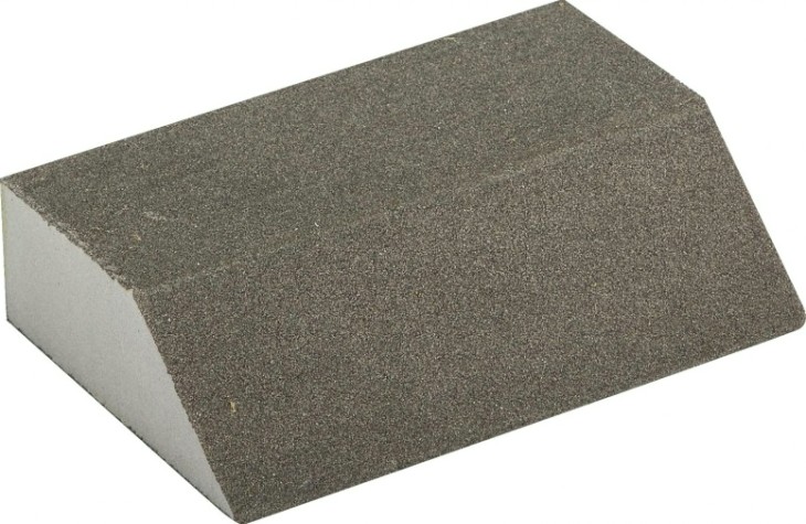 Губка шлифовальная ЗУБР Мастер четырехсторонняя угловая, р120, 100х68х42х26мм [35613-120]